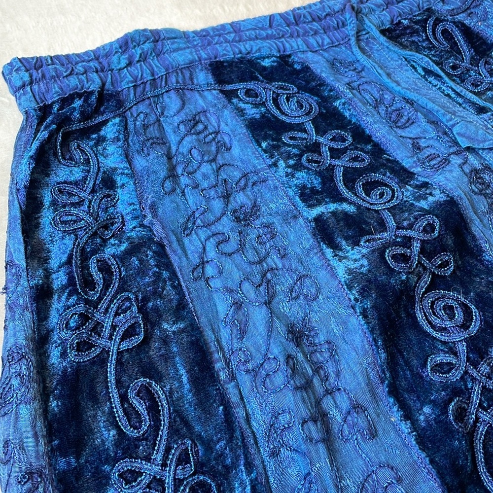 Boho Medieval Renaissance Midi Skirt XL